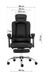 Офісне крісло для керівника GT Racer X-8003 fabric black 1003058 фото 17