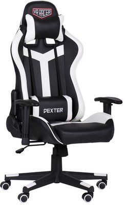 Крісло AMF VR Racer Dexter Laser чорний/білий (546480) 1000152 фото