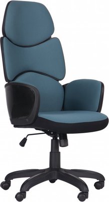 Офисное кресло для персонала AMF Starship Black стальной синий (545582) 1000222 фото