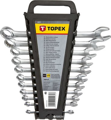 Набір ключів гайкових Topex 35D757 1003179 фото