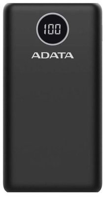 Універсальна мобільна батарея ADATA P20000QCD 20000mAh Black 1007843 фото