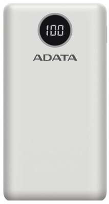 Універсальна мобільна батарея ADATA P20000QCD 20000mAh White 1007844 фото