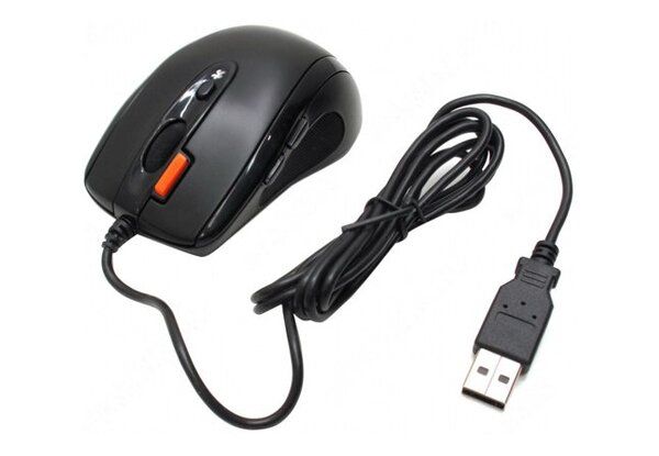 Мышь A4Tech N-70FX-1 Black USB V-Track 1006306 фото