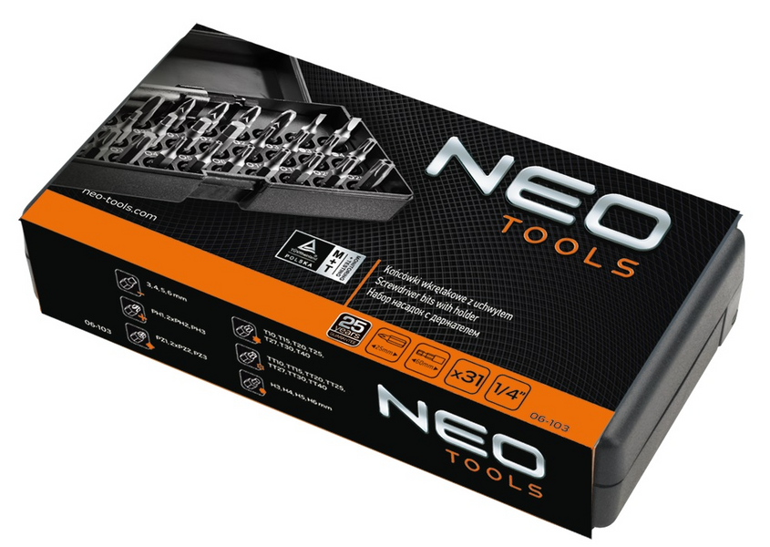 Набор бит NEO Tools 06-103 1003156 фото