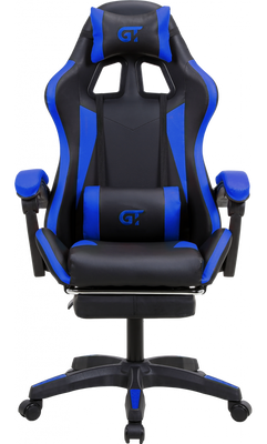 Комп'ютерне крісло для геймера GT Racer X-2323 Black/Blue