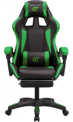 Комп'ютерне крісло для геймера GT Racer X-2323 Black/Green