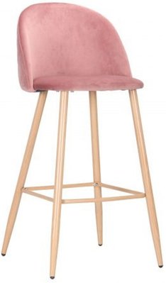 Стілець AMF Bellini Beech/Pink Velvet (545884)