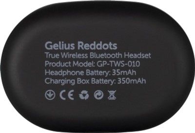 Наушники Gelius Pro Reddots TWS Earbuds GP-TWS010 Black 1003974 фото