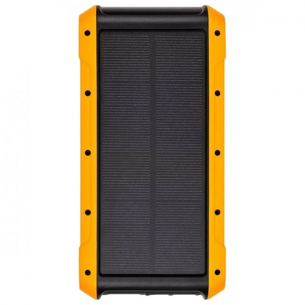 Мобильная батарея PowerPlant 20000mAh, PD 18W, USB-C, 2xUSB-A, QC3.0, Wireless, Solar panel 5.5V-0,2A 1007849 фото