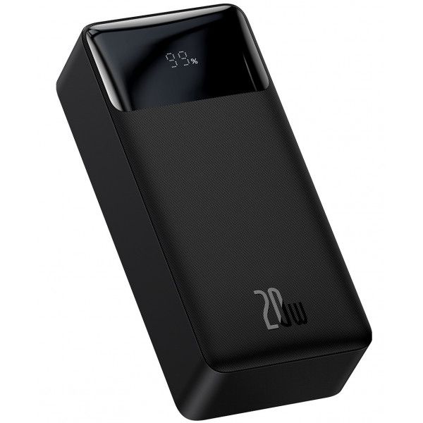 Универсальная мобильная батарея Baseus Bipow Digital Display Powerbank 20W 30000mAh Black (PPDML-N01) 1007904 фото