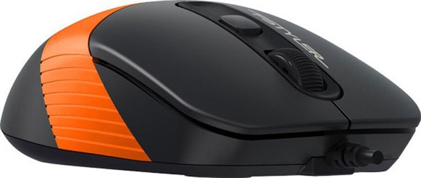 Миша A4Tech FM10 Black/Orange USB 1006302 фото